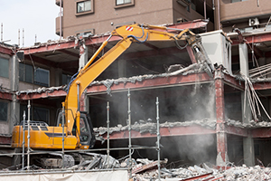 鉄骨造住宅の解体工事