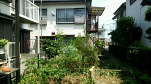 昭島市　木造2階建て住宅2×4縁切り手壊し解体1