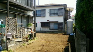 昭島市　木造2階建て住宅縁切り手壊し解体3