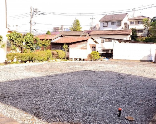 青梅市　木造住宅解体　解体・砂利敷工事