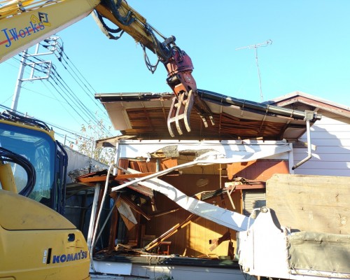 立川市　木造住宅　解体工事