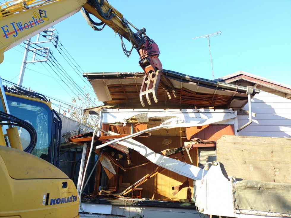 立川市　木造住宅　解体工事