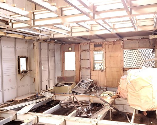 青梅市　軽量鉄骨造　解体工事