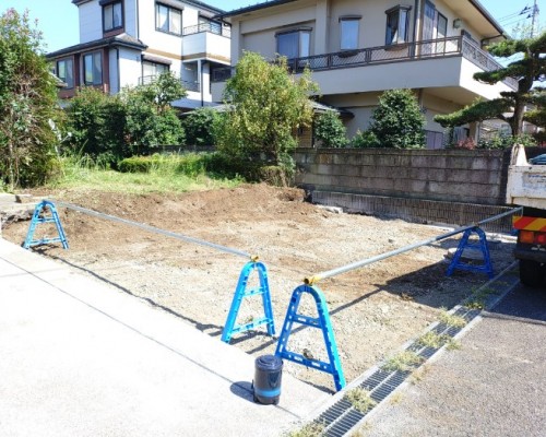 東京都　青梅市　カーポート・駐車場解体