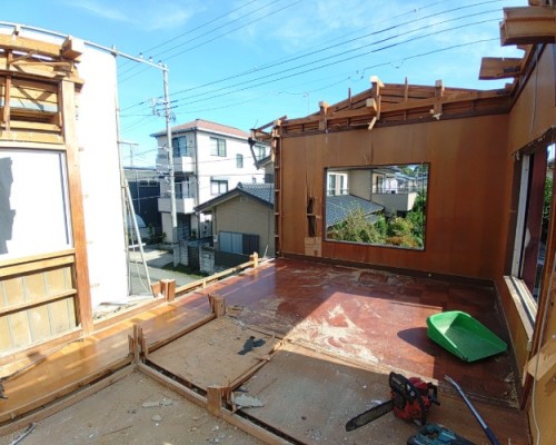 神奈川県　相模原市　木造住宅　解体工事