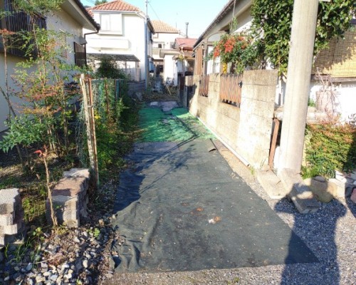 東京都　青梅市　木造住宅　空き家解体工事